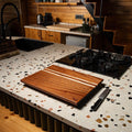 Striped Sapele Cutting Board