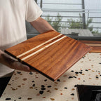 Striped Sapele Cutting Board