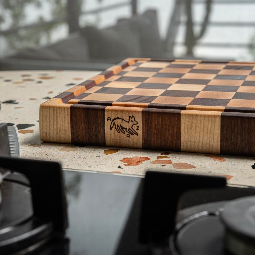 Checkered End Grain Board