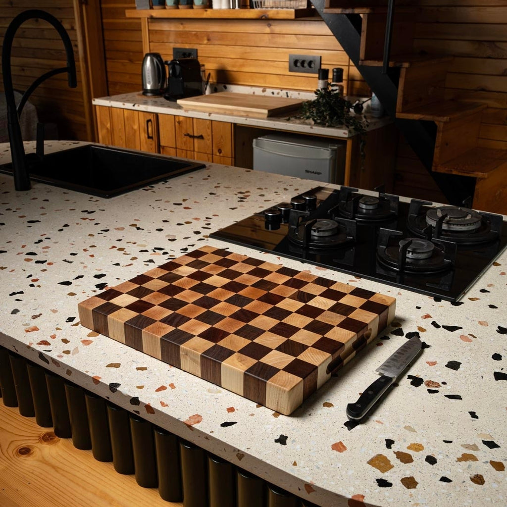 Checkered End Grain Board
