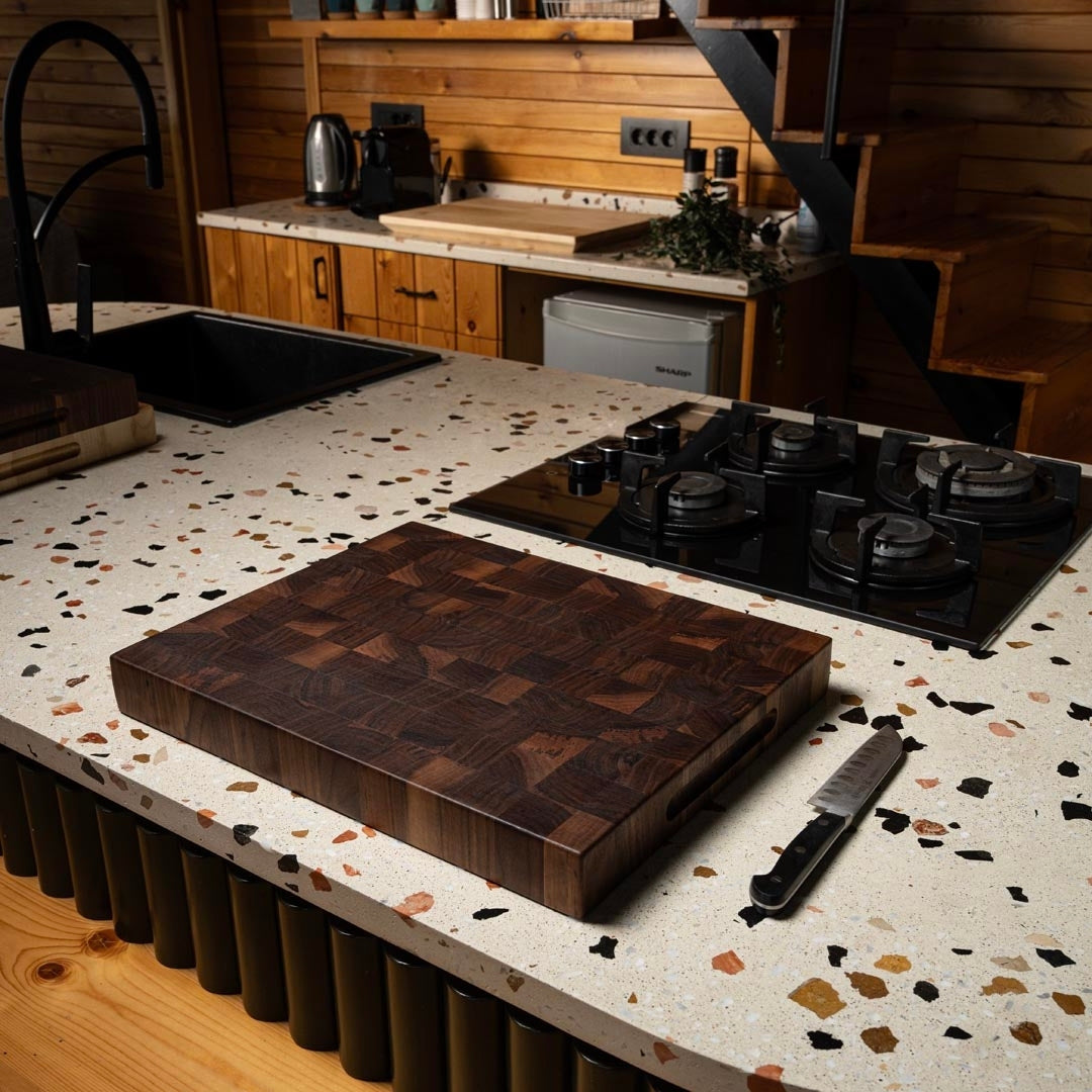 End Grain Walnut Cutting Board