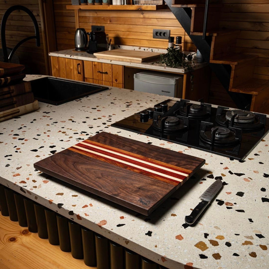 Striped Walnut Cutting Board