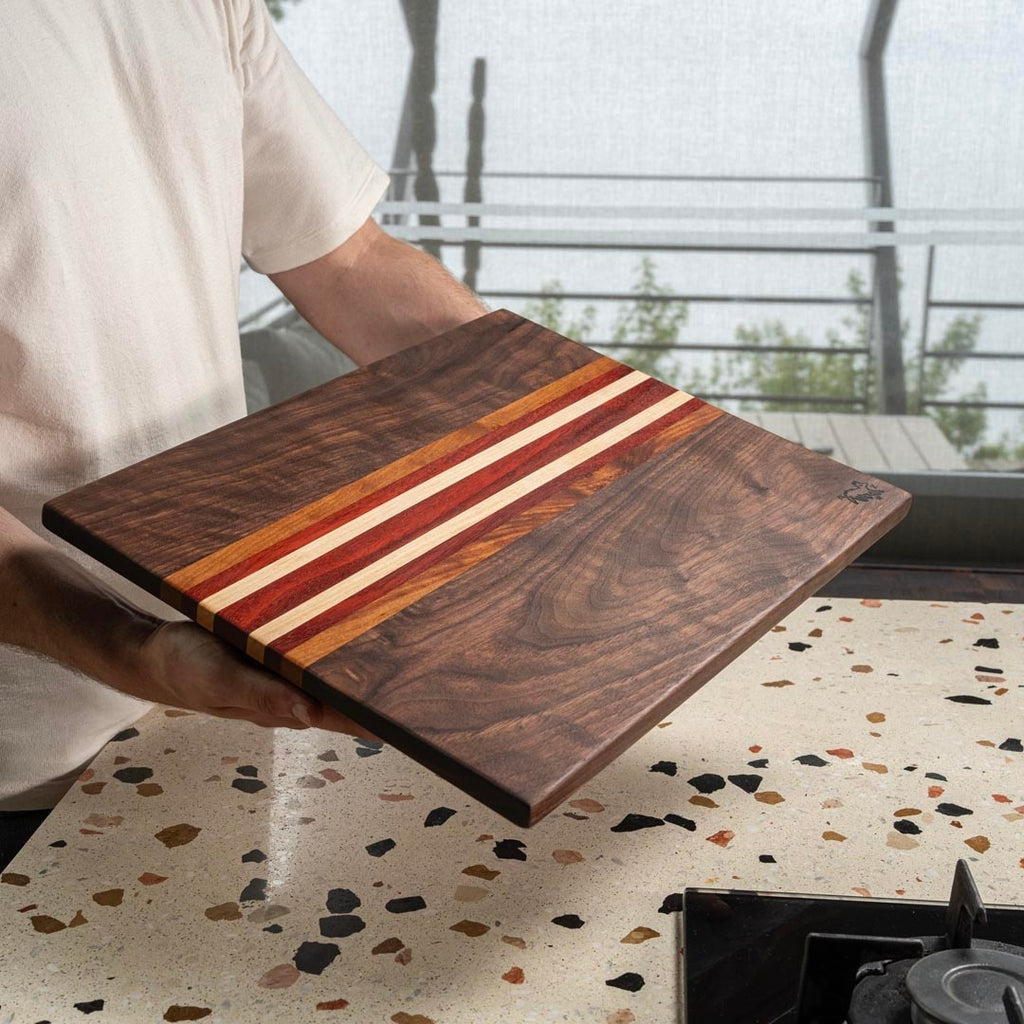 Striped Walnut Cutting Board